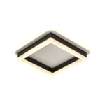 Plafoniera Elya LED 35W 3CCT 2975lm, negru si alb, Metal + Acrilic IP20 ERSTE - imagine 4