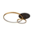 Plafoniera Amber LED 70W CCT 5250lm, auriu, Metal/Aluminiu IP20 ERSTE