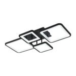 Plafoniera Ambient LED 70W 3CCT 3850lm, negru, Metal + Acrilic IP20 ERSTE - imagine 3