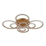 Lustră Glovy LED 125W 3CCT 7500lm auriu dimabilă Metal + Acrilic IP20 ERSTE