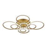 Lustră Glovy LED 125W 3CCT 7500lm auriu dimabilă Metal + Acrilic IP20 ERSTE - imagine 3