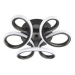 Plafoniera Lixy LED 30W 3CCT 1950lm IP20, negru, Metal+PVC IP20 ERSTE