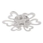 Plafoniera Butterfly LED 100W 3CCT RGB 8500lm, IP20, alb, Metal + Acrilic IP20 ERSTE