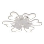 Plafoniera Butterfly LED 100W 3CCT RGB 8500lm, IP20, alb, Metal + Acrilic IP20 ERSTE - imagine 2