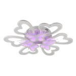 Plafoniera Butterfly LED 100W 3CCT RGB 8500lm, IP20, alb, Metal + Acrilic IP20 ERSTE - imagine 3