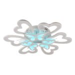 Plafoniera Butterfly LED 100W 3CCT RGB 8500lm, IP20, alb, Metal + Acrilic IP20 ERSTE - imagine 4