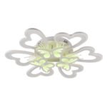 Plafoniera Butterfly LED 100W 3CCT RGB 8500lm, IP20, alb, Metal + Acrilic IP20 ERSTE - imagine 8