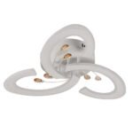 Plafoniera Solia LED 70W 3CCT 7800lm IP20, alb, Metal + Acrilic IP20 ERSTE