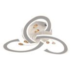 Plafoniera Solia LED 70W 3CCT 7800lm IP20, alb, Metal + Acrilic IP20 ERSTE - imagine 2