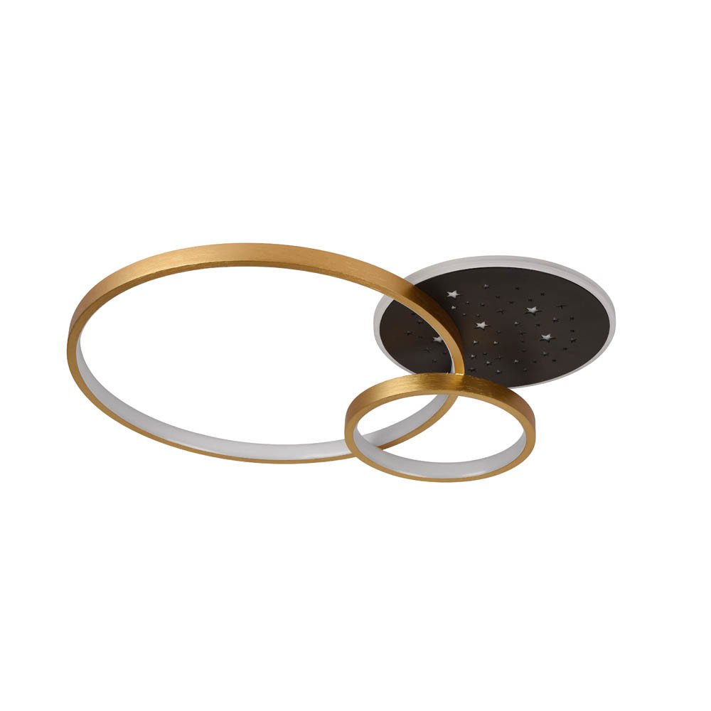 GetImage Plafoniera Amber LED 70W CCT 5250lm, auriu, Metal/Aluminiu IP20 ERSTE - imagine 1