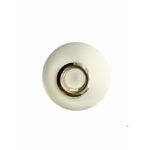 Abajur Rotund din Sticlă Groasa, Diametrul 100mm, Înălţime 100mm, Finisaj Opal Alb, Orificiu cu Filet Atașament pentru priză G9 RABALUX - imagine 5