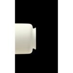 Abajur Sticla Groasa Mata cu Inaltime 150mm, Diametru 65mm, Orificiu Soclu 38mm cu marginile Tesite ORION - imagine 3
