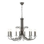 Candelabru Ariane, Nichel, E14 10x40W, 92cm, Orion - imagine 2
