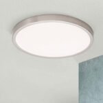 Plafoniera LED LERO, titan, rotundă, 30cm LED27W/2700lm/4000K aluminiu IP 20 ORION
