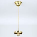 Suspensie pentru abajur cu guler de 10 cm, E27 60W Lungime 40 cm, alama aurie ORION
