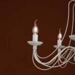 Candelabru VELA, E14 5x40W otel finisaj antic fildes-auriu, 100cm IP20 ORION - imagine 6