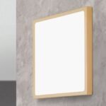 Plafoniera LED LERO, finisaj auriu mat, patrat, 30cm LED27W/2400lm/3000K aluminiu IP 20 ORION