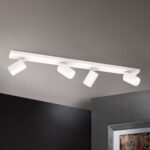 Plafoniera spot SEAN, GU10 4x40W aluminiu finisaj alb, 80x12x6cm IP20 ORION - imagine 3