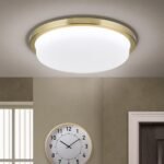 Plafoniera LED LEROX, otel finisaj alama antica, Ø 30cm LED29W/2100lm/3000K IP20 ORION