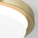 Plafoniera LED LEROX, otel finisaj alama antica, Ø 20cm LED21W/1300lm/3000K IP20 ORION - imagine 4