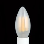 Bec LED dimabil Lumânare mat, E14, 4,5W, 2700K, 470Lm  lumină albă caldă ORION - imagine 4