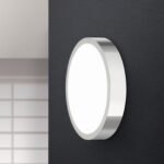 Plafoniera LED BULLY, Ø 14 cm, crom LED12W/820lm/3000K aluminiu IP 20 ORION - imagine 3