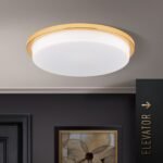 Plafoniera LED LEROX, otel finisaj auriu, Ø 40cm LED36W/2600lm/3000K IP20 ORION - imagine 3