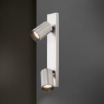 Plafoniera spot SEAN, GU10 2x40W aluminiu finisaj crom satinat, 35x12x6cm IP20 ORION