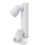 Plafoniera spot SINEO, GU10 2x35W aluminiu finisaj alb, 32x6cm IP20 ORION - imagine 2