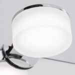 Aplica rotunda fixare oglinda MIRROR, 7cm, LED 5W/430lm/3000K aluminiu finisaj crom IP44 ORION - imagine 6