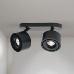 Plafoniera spot SPECTER, LED 2X11W/700lm/DTW 1700-3000K aluminiu finisaj negru-auriu, 19.4x8.4cm IP20 ORION