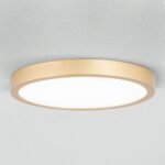 Plafoniera LED LERO, finisaj auriu, rotundă, 23cm LED22W/2100lm/3000K aluminiu IP 20 ORION - imagine 3