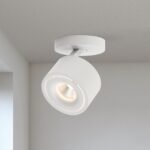 Plafoniera spot SPECTER, LED 1x11W/700lm/DTW 1700-3000K aluminiu finisaj alb-auriu, 8.2x8.4cm IP20 ORION
