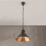 Pendul MATHILDA, E27 1x60W aluminiu finisacupru- alama antica, 110cm IP20 ORION