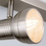 Plafoniera spot WILHELM, E27 3x40W otel finisaj crom satinat, 55x23x8cm IP20 ORION - imagine 5
