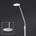 Lampadar LED COBRA, 138cm, LED 6W/600lm/2200-6000K otel finisaj crom satinat IP20 ORION - imagine 3