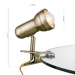 Lampa de masa spot WILHELM cu clema de prindere, E27 1x40W otel finisaj alama antica, 17cm IP20 ORION - imagine 5