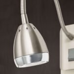 Aplica LED PLANO cu Brat Flexibil  26cm, LED 5W/315lm/3000K aluminiu finisaj crom satinat IP20 ORION - imagine 5