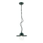 Pendul pentru exterior EDWARD, E27 1x60W aluminiu finisaj verde inaltime 100cm IP44 ORION - imagine 2
