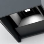 Aplica LED de exterior CUBE-S, LED13W/700lm/3000K aluminiu finisaj antracit, inaltime 10cm IP54 ORION - imagine 5