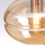 Pendul RICHARD, 127cm 1xE27/40W, cadru otel finisaj auriu IP20 ORION - imagine 3