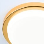 Plafoniera LED LEROX, otel finisaj auriu, Ø 20cm LED21W/1300lm/3000K IP20 ORION - imagine 4