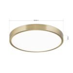 Plafoniera LED BULLY, Ø 24 cm, alama antica LED24W/1980lm/3000K aluminiu IP 20 ORION - imagine 6