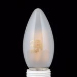 Bec LED Lumânare mat dimabil, E14, 2W, 2700K, 180Lm  lumină albă caldă ORION - imagine 4
