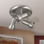 Plafoniera spot WILHELM, E27 3x40W otel finisaj crom satinat, 25x23x18cm IP20 ORION - imagine 3