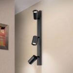 Plafoniera spot SEAN, GU10 3x40W aluminiu finisaj negru, 60x12x6cm IP20 ORION