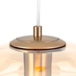 Pendul RICHARD, 127cm 1xE27/40W, cadru otel finisaj auriu IP20 ORION - imagine 4