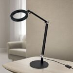 Lampă de masa LED RINGO, 40-75 cm, LED12W/1100lm/2700K aluminiu finisaj negru IP20 ORION - imagine 3