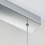 Pendul LED MOON, 150cm, LED 34W/1500lm/3000K, sticla cristalina K9, otel finisaj crom IP20 ORION - imagine 4