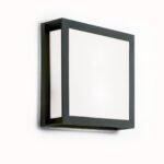 Plafoniera de exterior HENRY, E27 2x35W aluminiu finisaj antracit, diametrul 26cm IP44 ORION - imagine 2